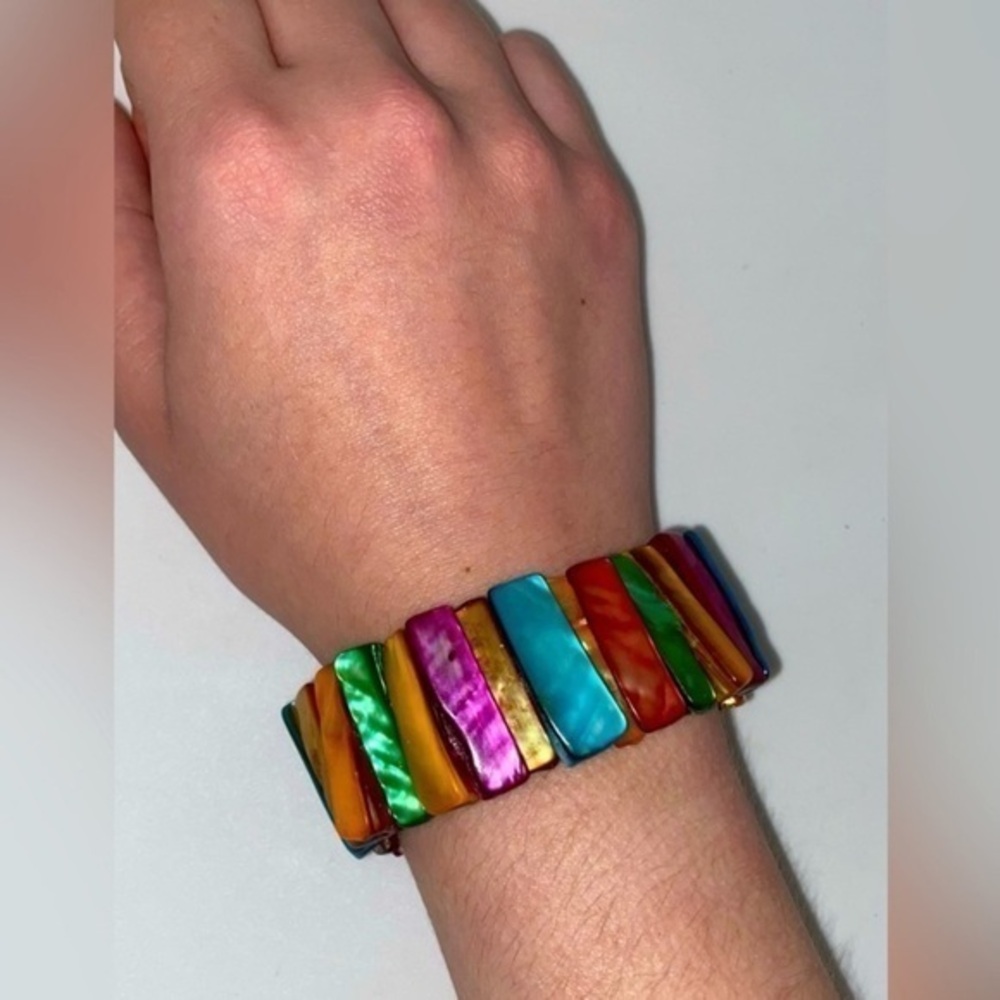 PacSun Multi Color Chunky Bracelet​​​​​